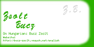 zsolt bucz business card